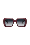 Bold 3 dot Sunglasses Burgundy - Celine