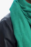 Sensation 100% Cashmere Woven Voile Scarf - Emerald Green