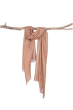 Wisp Caramel Pure Cashmere Semi Felted Shawl