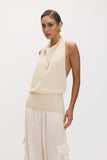 Connil Knit Halter Top