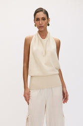 Connil Knit Halter Top