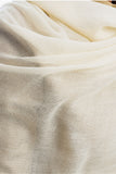Sensation 100% Cashmere Woven Voile Scarf - Ivory