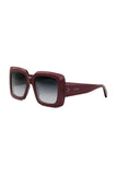 Bold 3 dot Sunglasses Burgundy - Celine