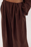 Martina Linen Wide Leg Pants