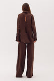 Martina Linen Wide Leg Pants