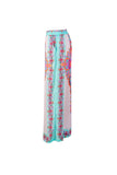 Mandala Wide Leg Pants Turquoise - Taka
