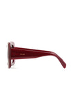 Bold 3 dot Sunglasses Burgundy - Celine