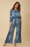 Wilma Wide Leg Pant Navy