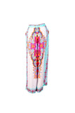 Mandala Wide Leg Pants Turquoise - Taka