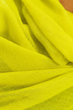 Sensation 100% Cashmere Woven Voile Scarf - Acid Yellow