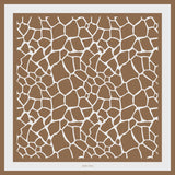 Heidi Steck - Giraffe 100% Silk Scarf 140cm x 140cm