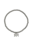 Crystalp Elephant Guard Bracelet - Silver