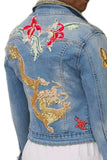 Dragon & Fire Lily Denim Jacket - Missy & Molly