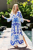 La Dolce Vita 100% Silk Dress Blue - Heidi Steck