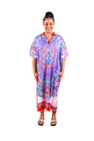 Mandala Kaftan Dress Red - Taka