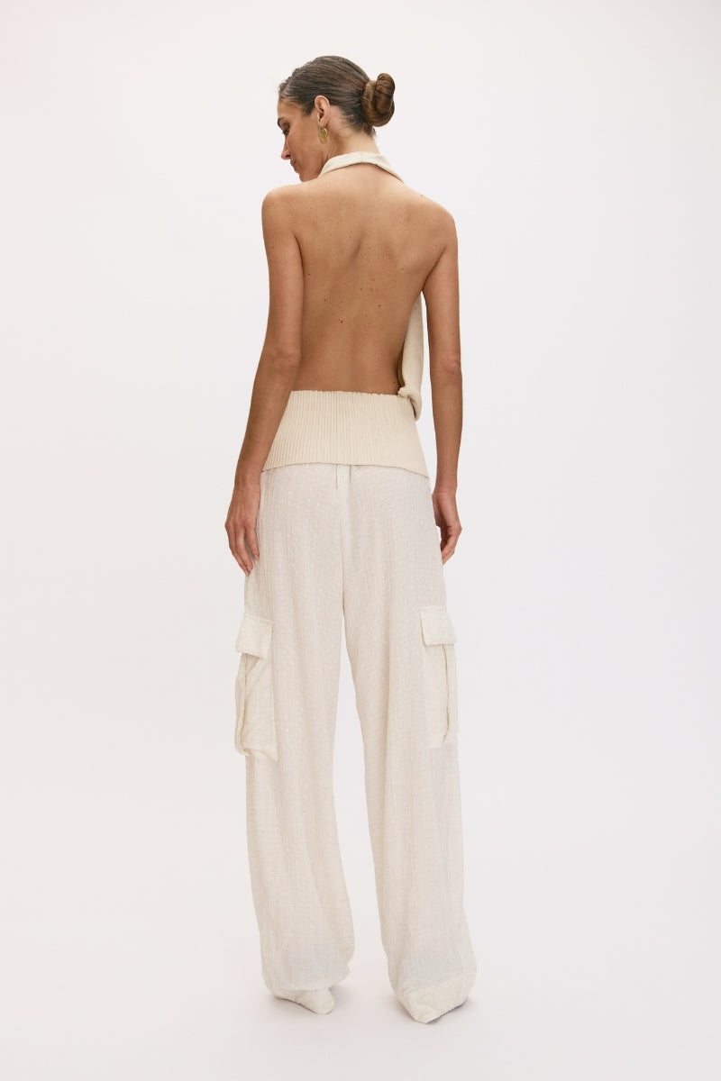 Connil Knit Halter Top