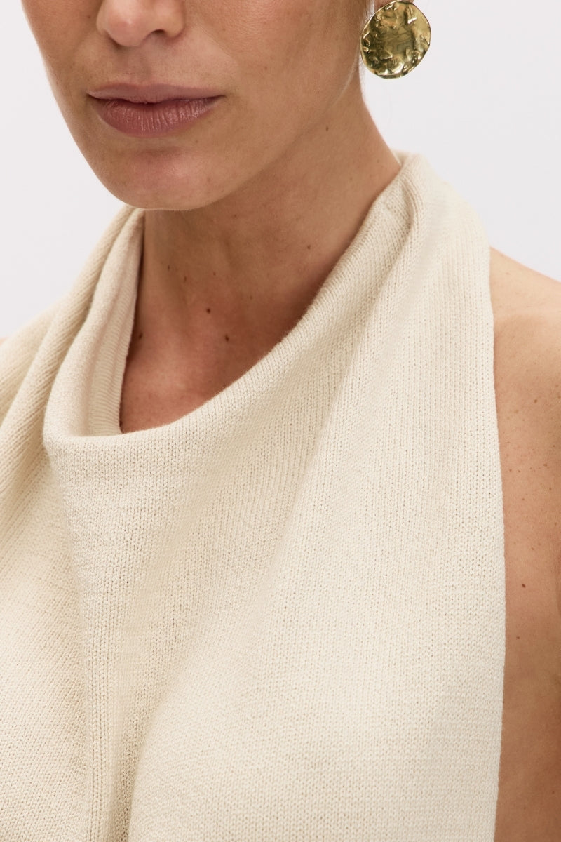 Connil Knit Halter Top