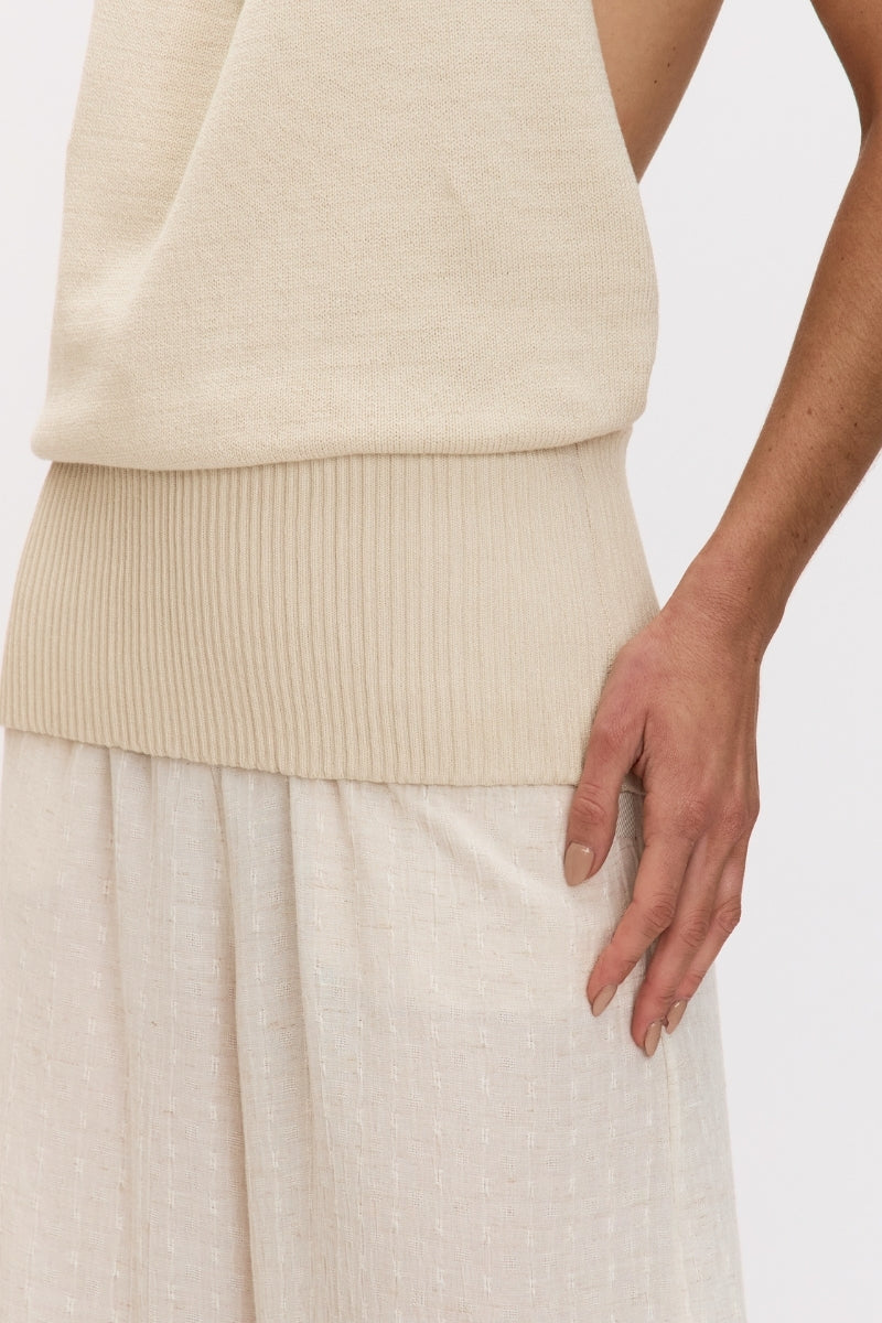 Connil Knit Halter Top
