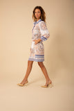 Ashley Jersey Dress Blue - Halebob