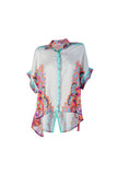 Mandala Shirt Turquoise - Taka