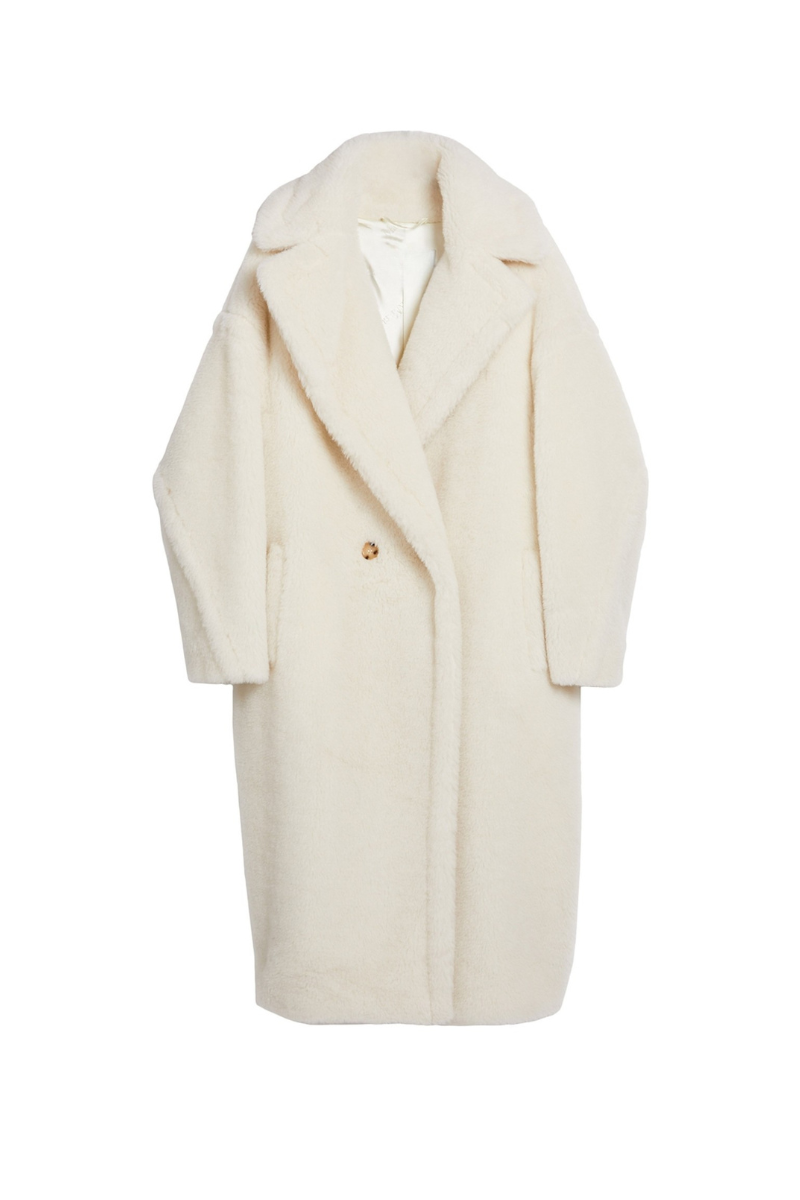 Lauren Teddy Coat Ivory