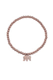 Crystalp Elephant Guard Bracelet - Rose Gold